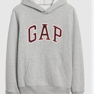 GAP Grey Hoodie with Navy and Red Lettering